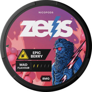 ZEUS Epic Berry 8mg nicotine pouches can