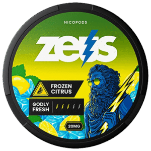 ZEUS Frozen Citrus 20 mg nicotine pouches can