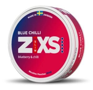 ZIXS Blueberry Chili 12mg nicotine pouches can