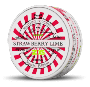 ZIXS Strawberry Lime 12mg nicotine pouches can