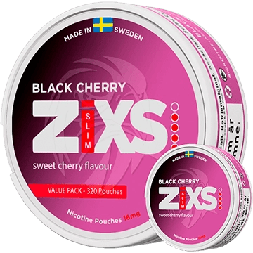 ZIXS Black Cherry 8mg JUMBO CAN