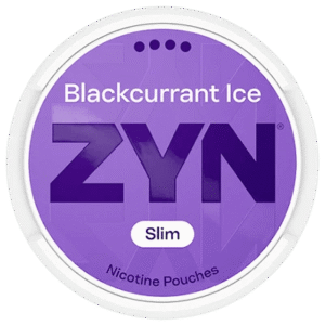 ZYN Blackcurrant Ice 11mg nicotine pouches can