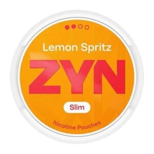 ZYN Lemon Spritz Slim Normal 6mg nicotine pouches can