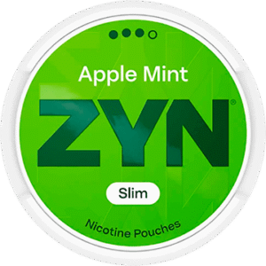 ZYN Apple Mint Strong Slim nicotine pouches can