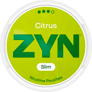 ZYN Citrus Strong Slim nicotine pouches can