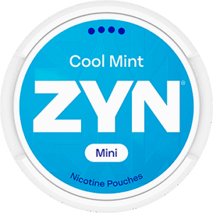 ZYN Cool Mint Extra Strong Mini nicotine pouches can