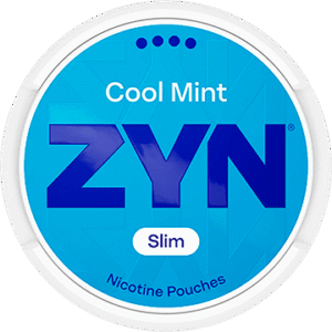 ZYN Cool Mint Extra Strong Slim nicotine pouches can